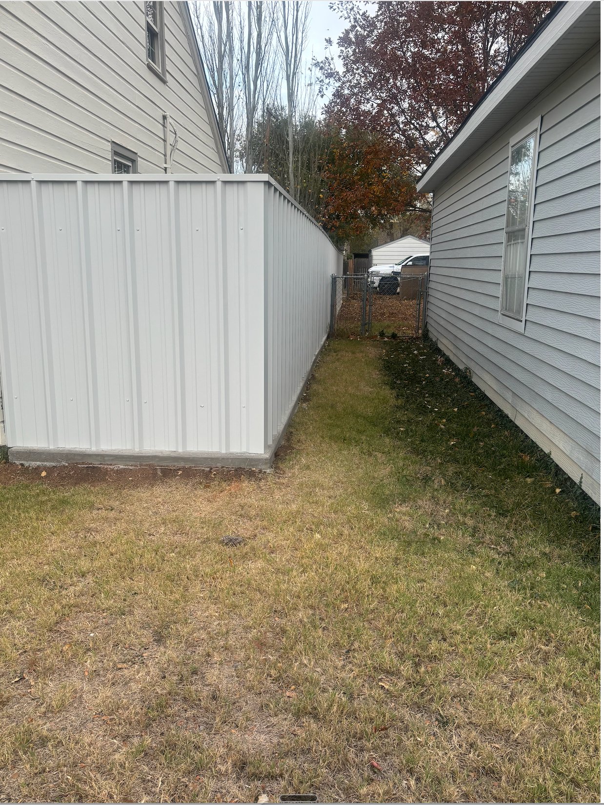 Sheet Metal Fencing example
